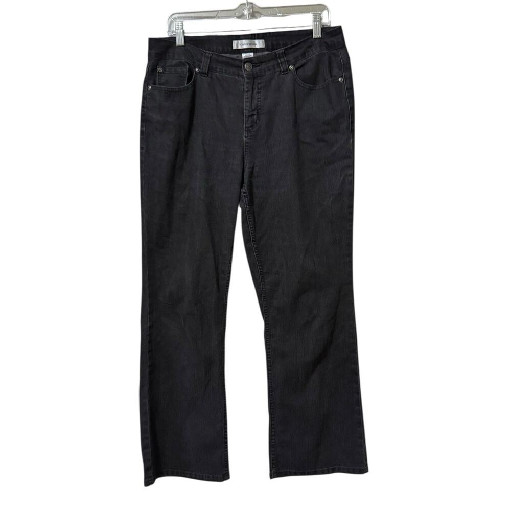 Croft & Barrow Jeans Women Size 12P Average Stretch Dark Casual Modern Classic‎